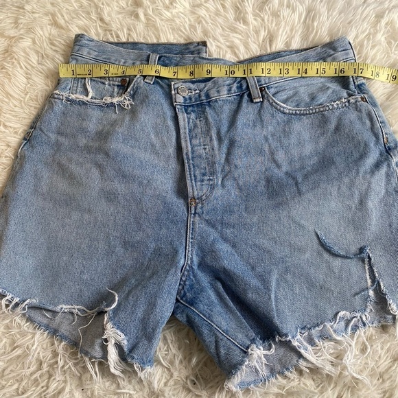 AGOLDE Criss Cross Short in Symbol - Picture 5 of 8